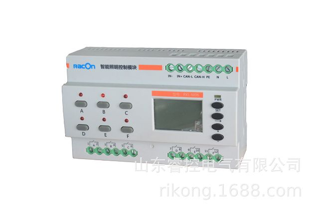临沂睿控RKL-M06/16独立智能照明控制器 220V供电